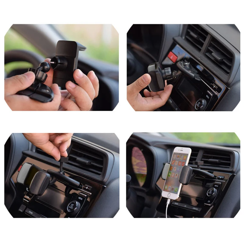 Xnyocn Holder For Phone 360 Rotation Adjustable Universal Car Cellphone Stand CD Slot Mobile Phone Holder For Xiaomi Smartphone