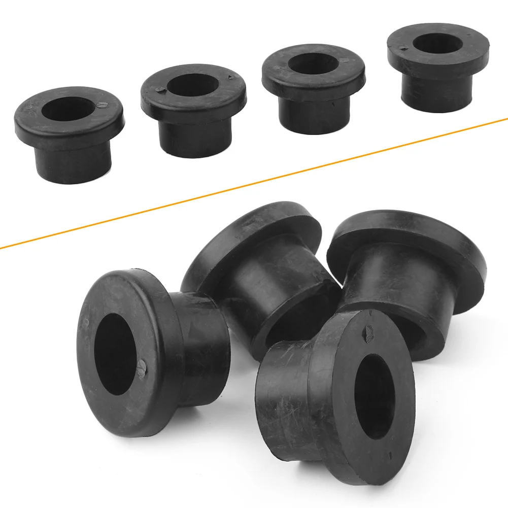 4Pcs Motorcycle Handlebar Riser Bushings 56161-83A For Harley Davidson Touring FLHT FLHX FLTR FLHR Rubber