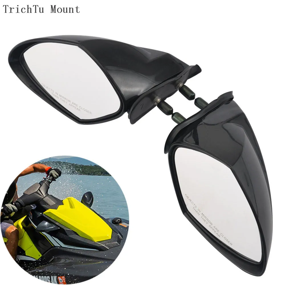 

1 Pair Motorboat Mirror Rearview Mirrors For Yamaha WaveRunner VX 110 Deluxe Sport Cruiser EX EX R Motorcycle Accessories