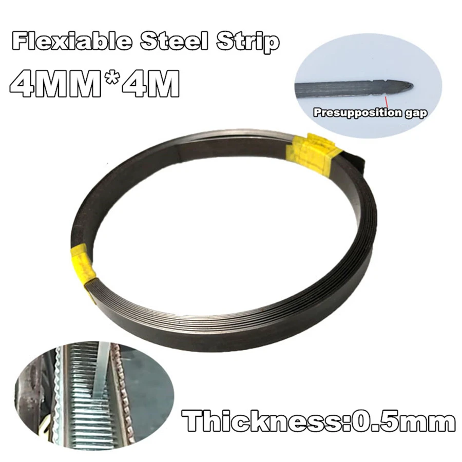 4MM*4M Steel Strip Aluminum Radiator Rust Cleaner Tool-Pass Through Pierce