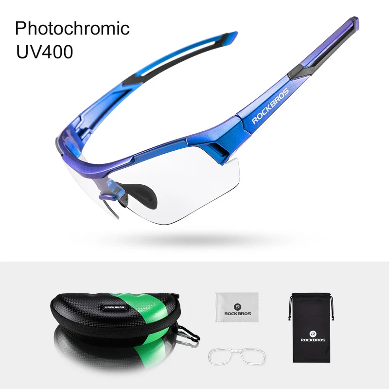 ROCKBROS Radfahren Photochromen Gläser Fahrrad UV400 Sport Brillen Ultraleicht Reiten MTB Sonnenbrille Männer Angeln Fahrrad Ausrüstung