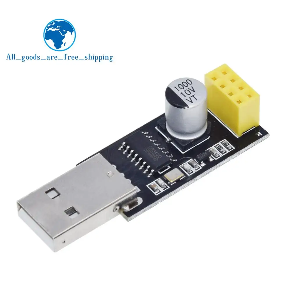 ESP01 Programmer Adapter UART GPIO0 ESP-01 Adaptater ESP8266 CH340G USB to ESP8266 Serial Wireless Wifi Developent Board Module