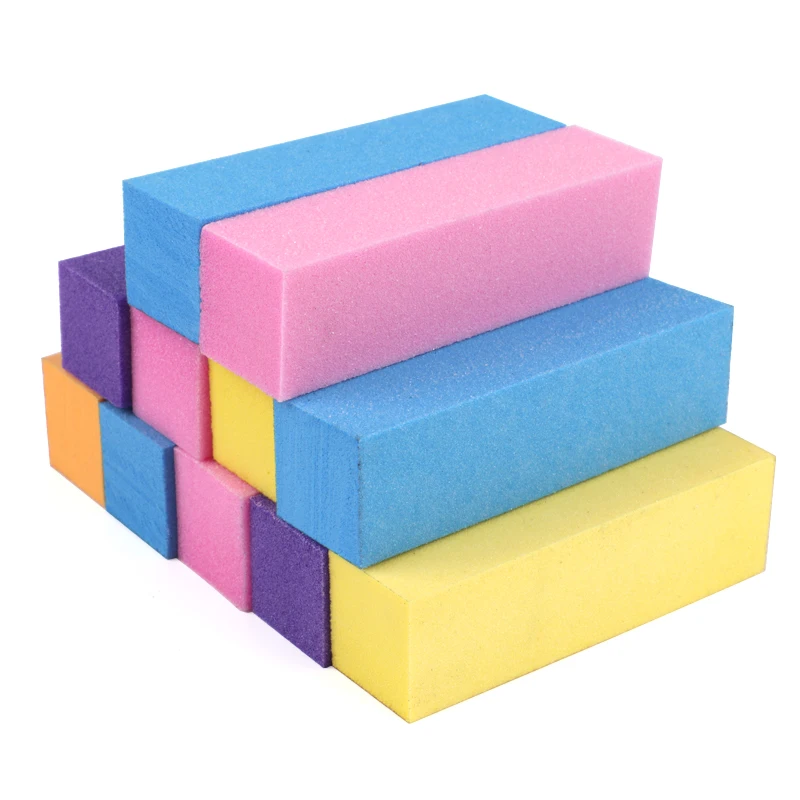 

50Pcs Sanding Sponge Nail File Buffer Block for UV Gel Polish Nail Art Pedicure Colorful Nail Buffers File Manicure Tools