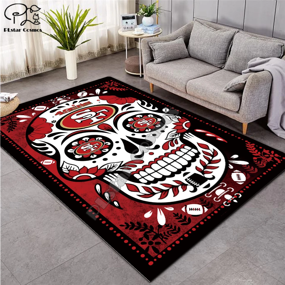 

Skull flowers mats kids 3D Printed Carpet Hallway Doormat Anti-Slip Bathroom Carpets Kids Room Absorb Water Kitchen rug