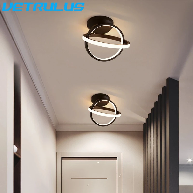 

Modern Acrylic LED Ceiling Light Equatorial Designed Home Aisle Corridor Balcony Chandelier Lamp Porch Door Mounted Fixtures