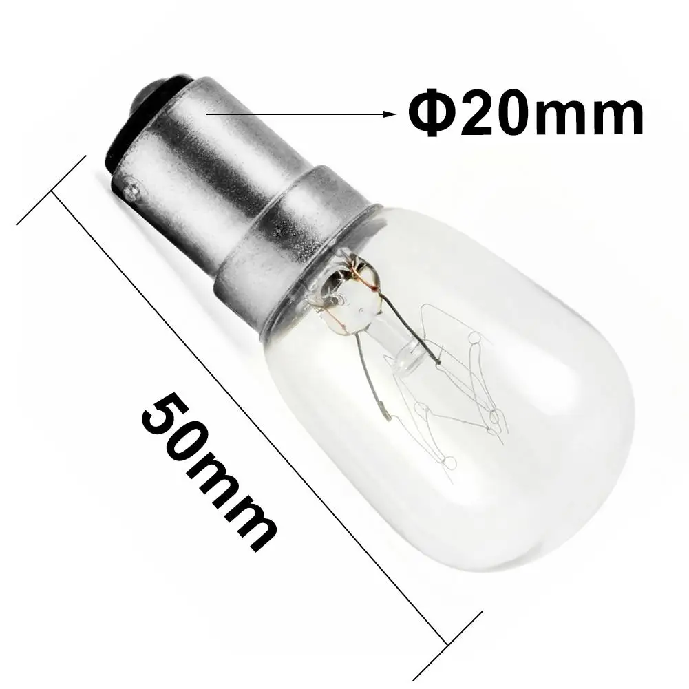 Sewing Machine Bulb Household Sewing Machine Parts Bulbs 15W/220V Sewing Machine Light Bulb Lights 15W B15 220V