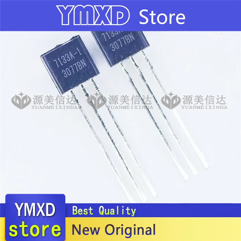 10 pçs/lote novo original 10 pçs/lote novo original HT7133-1 HT7133A-1 ht7133 to92 três-port baixa potência regulador de alta tensão