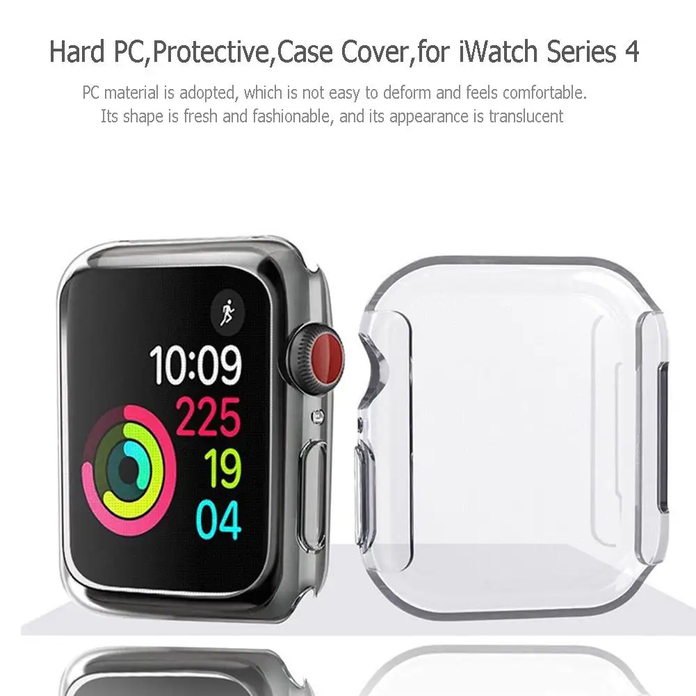 Capa dura protetora para iwatch, proteção de tela para apple watch séries 2/3/2/3/2 38mm 42mm 40mm 44mm