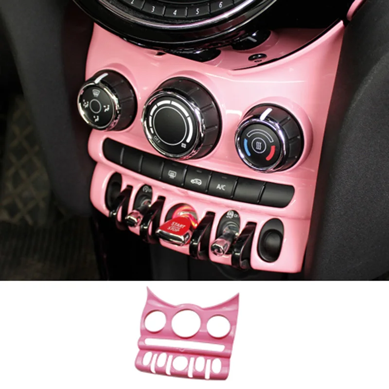 Car Interior Modification Pink Tachometer Decorative Shell For MINI COOPER S CLUBMAN F54 F55 F56 F57 F60 Car Sticker Styling