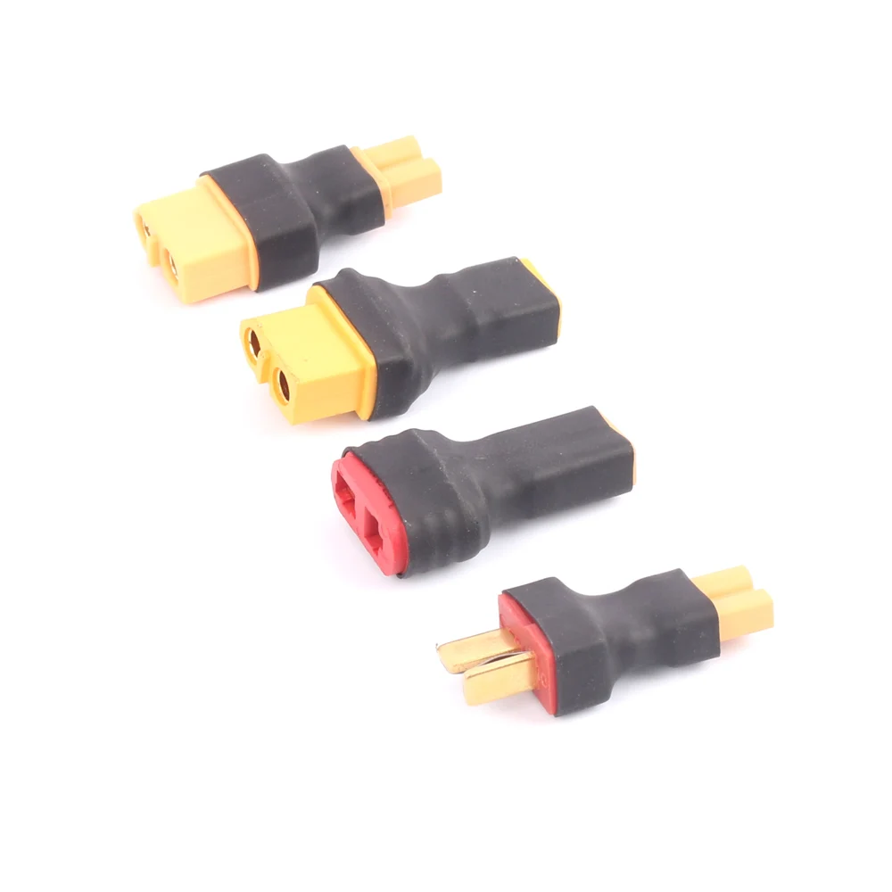 The Original Amass Adapter XT60 to T Plug XT30U Female Male Connectors Banana Plug RC Lipo Battery Control Parts DIY