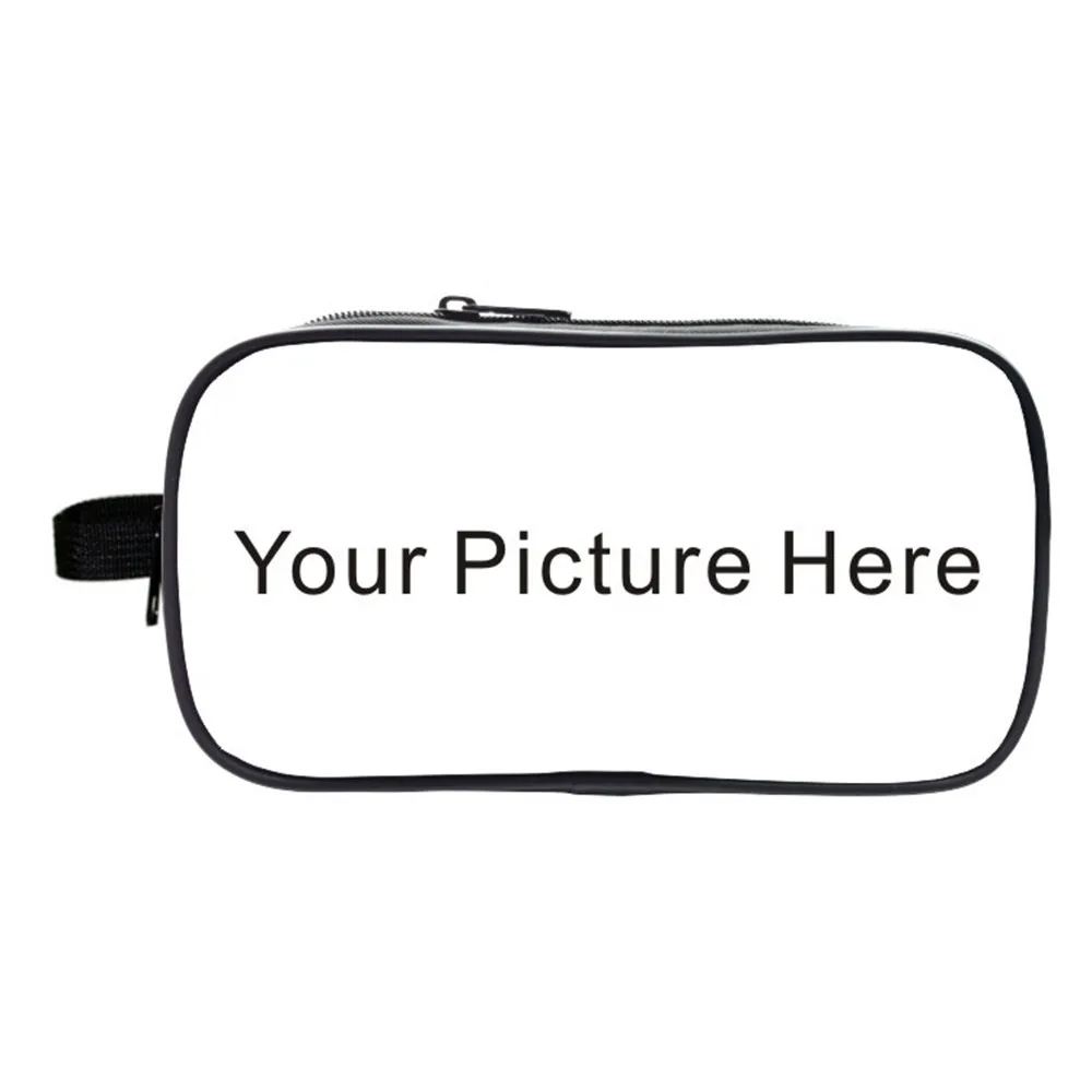 

Customize Your Logo Name Image Boy Girl Cartoon Pencil Case Bag School Pouches Children Student Pen Bag Kids Purse Wallet 2021