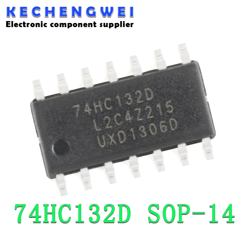 10PCS 74HC132D SOP14 74HC132 SOP SN74HC132DR SN74HC132 74HC132D SOP-14 SMD new and original IC