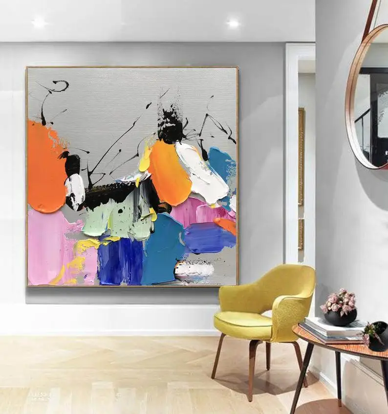 

Colorful Abstract Painting Original large, Textured Art painting, Modern Abstract Painting On canvas, Abstract Canvas Art