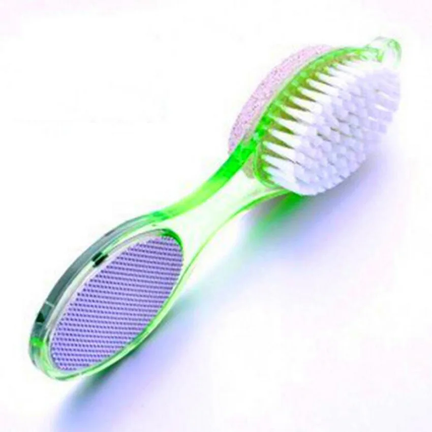 1 قطعة القدم طاحونة فرشاة القدم الكالس إزالة القدم الرعاية أداة 4in1 القدم الخفاف حجر فرشاة إزالة الجلد الميت باديكير أداة تجليخ