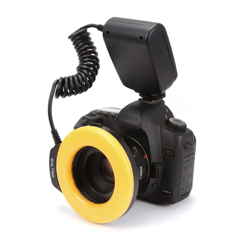 Portable Circular Flashlight Filling Lamp Digital Single Lens Camera Macro Flashing Lamp LED Ring Photography Light Equipment