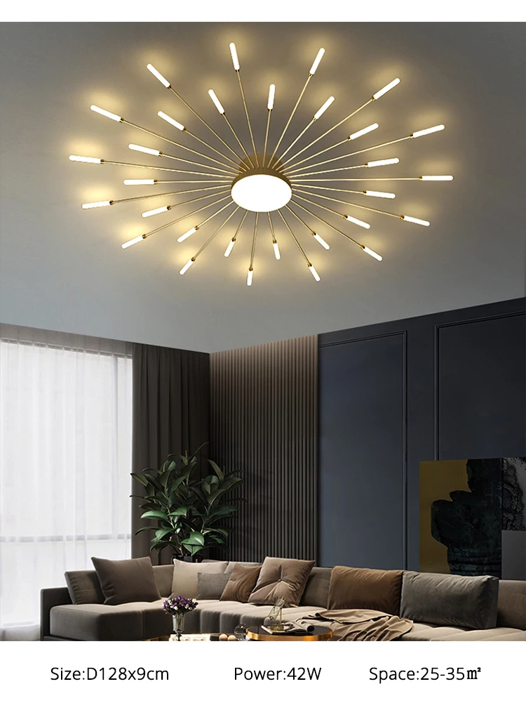 QIYIMEI Modern Ceiling Lights LED Luster Indoor Lighting For Bedroom Hall Living Kids Room Acrylic Lamps Fixture Frame 175-260V
