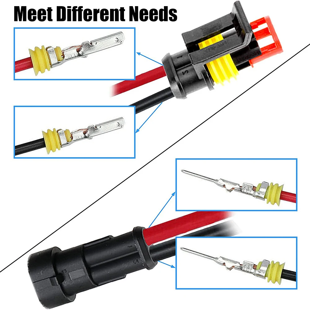 SNA-48B Crimping Plier Automotive Plug Terminals 1/2/3/4 Pin IP68 Waterproof Sealed Socket Car Cable Wire Connectors