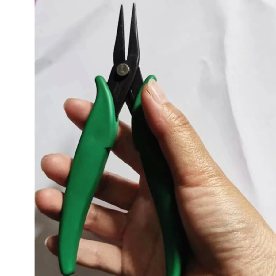 Alpha Needle Nose Pliers Cutting String Mini Badminton Stringing Machine Tools Green Colors High Carbon Steel