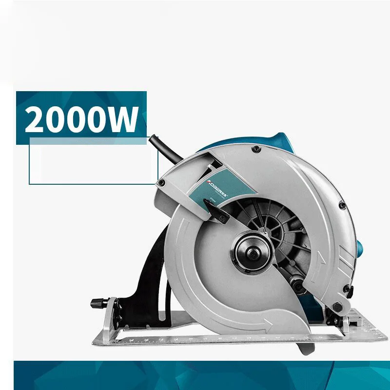 220V 2000W High Power Electric Circular Saw For Woodworking Multi-function Cutting Machine 9 inch Electric Saw Power Tools