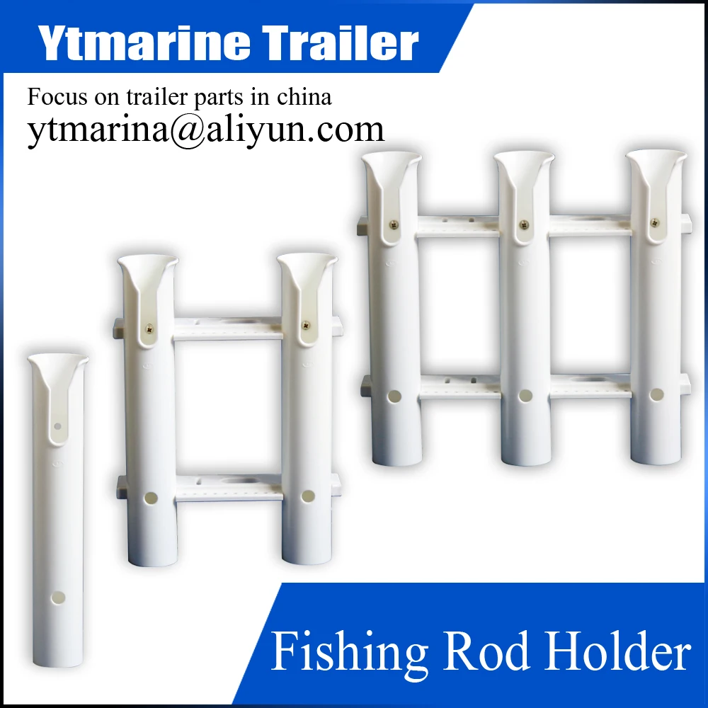 

Fishing Rod Holder Fishing Pole Holder for Boat Rod Stand-Off Tube Plastic Rod Holders for Crate Portable Rod Holder for Storage