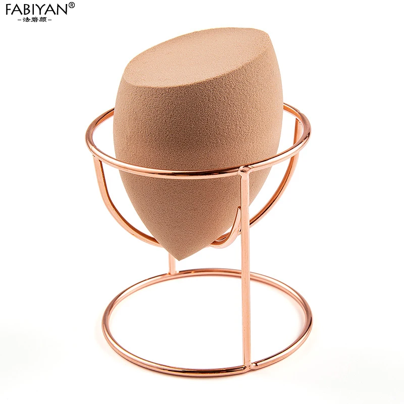 Metal Bracket Makeup Puff Rack Cosmetic Holder Blender Display Stand Alloy Drying Power Make Up Sponge Tools