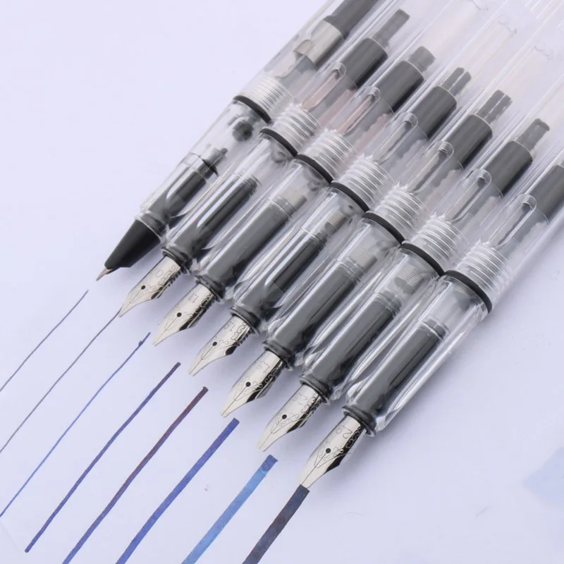 High quality Duckbill Gothic parallel art flower body art Flat Tip Vinyl Tibetan Arabic Fountain Pen Stationery Office supplies