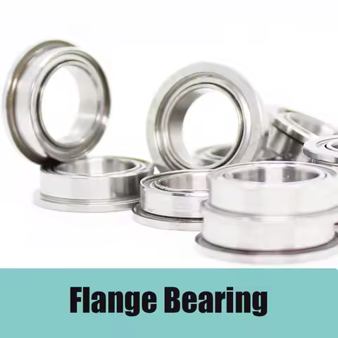 FR168ZZ Flange Bearing 6.35x9.525x3.175 mm ABEC-1 10PCS Inch Flanged FR168 Z ZZ Ball Bearings