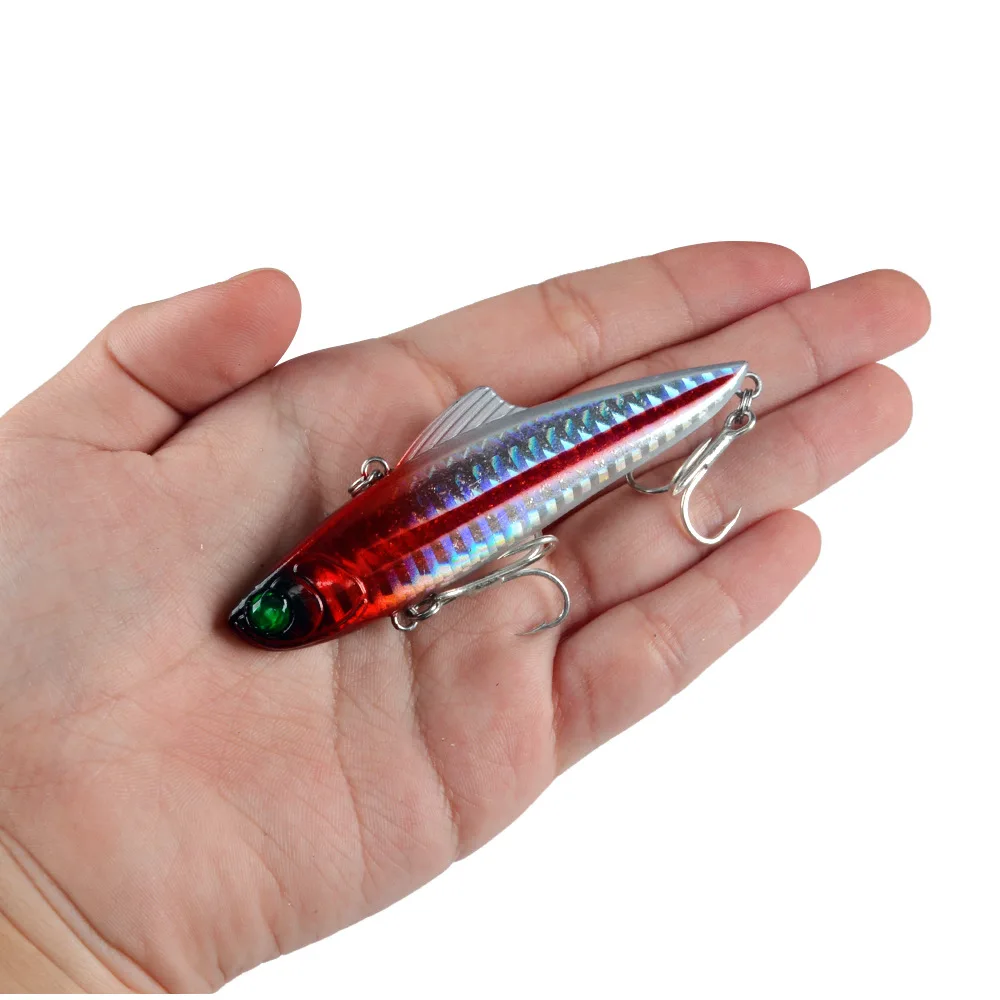 1PCS Sinking VIB Fishing Lure 8.5cm 21g Vibration Artificial Baits  Crankbait Ice Fishing Wobblers Hard Trout Bass Pike Tackle