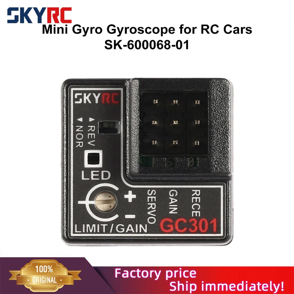 

SKYRC гироскоп GC301 GC401 4-8,4 в мини гироскоп Датчик гироскопа для радиоуправляемого автомобиля выход рулевого управления корректирующая конструкция компактная фотография