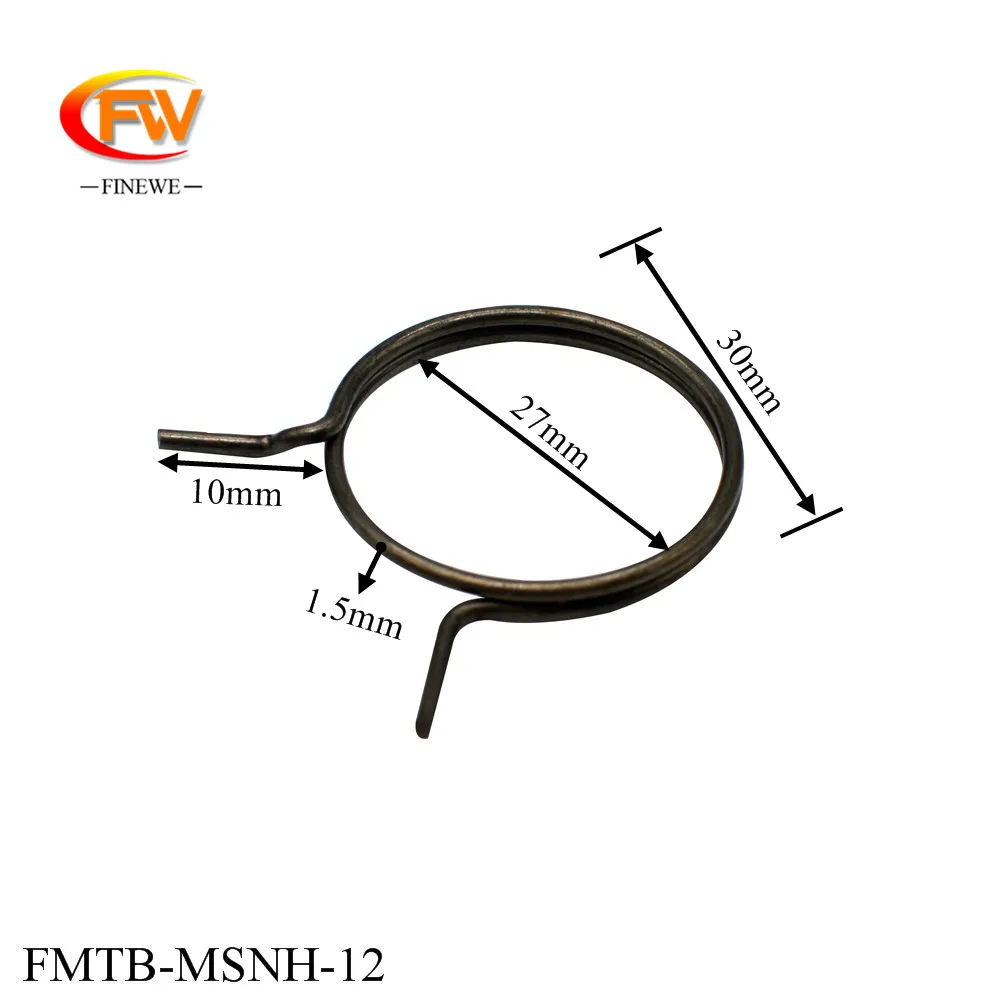 FINEWE 5pcs/lot 1.5-1.6mm wire spring steel door lock spring lever return spring electronic locks handle anti-theft door spring