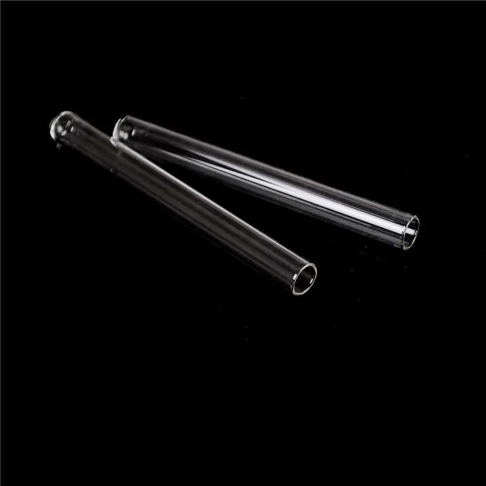 10pcs/lot Transparent Pyrex Glass Blowing Tubes 100mm Long Thick Wall Test Tube 10*100mm