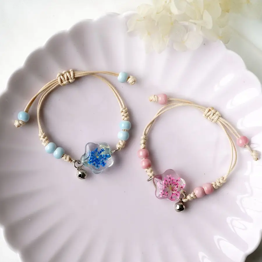 Dried Flower Star Crystal Bracelet Couple Gifts For Girlfriends Fashion Jewelry Wholesale #82637