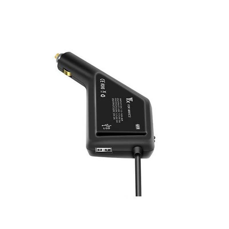 Cargador de coche 3 en 1 para DJI Mavic 2 Pro /Zoom Drone, cargador rápido seguro para batería y mando a distancia, accesorios para Dron