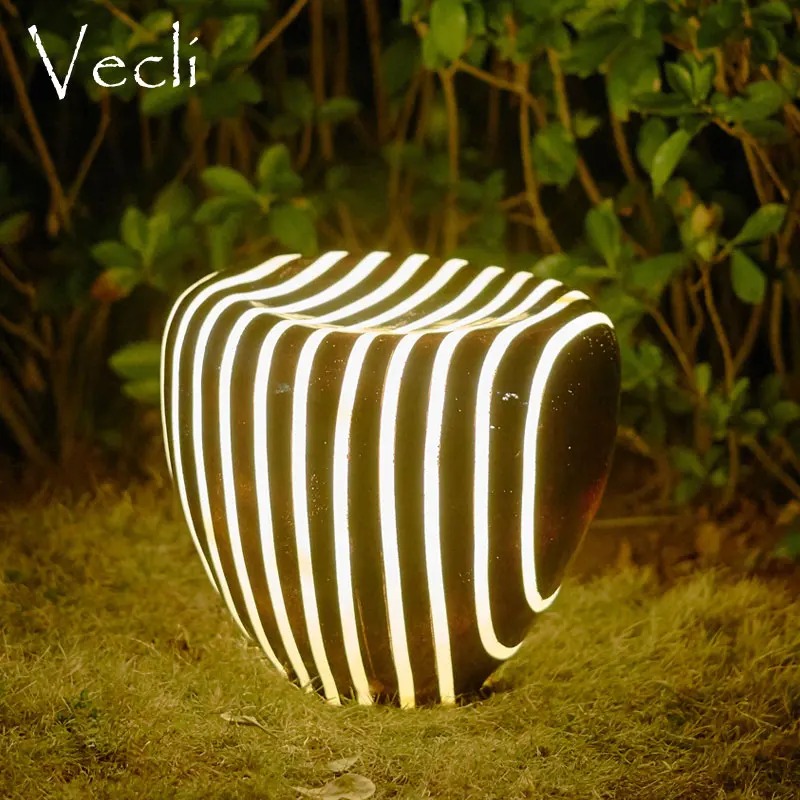 CE outdoor waterproof landscape lamp garden lamp park creative imitation natural resin garden lamp imitation stone garden lawn l