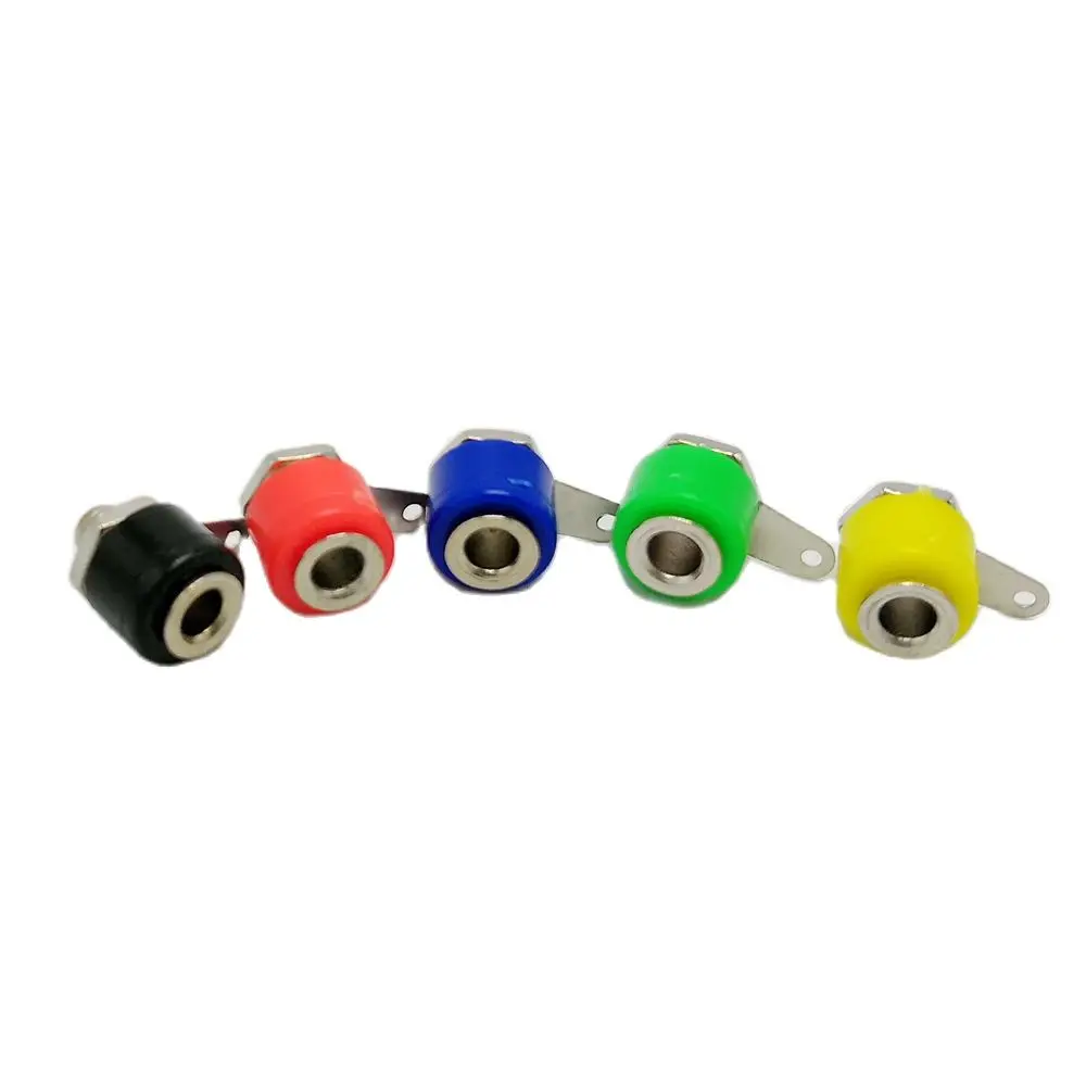 4mm Banana Binding Post Test Connector 4mm Banana Female Socket 10Pcs/Lot