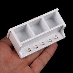 1PCS Kitchen Wood Wall Rack 1:12 Doll House Decoration Accessories Toys Gift For Kids 1/12 Dollhouse Miniature