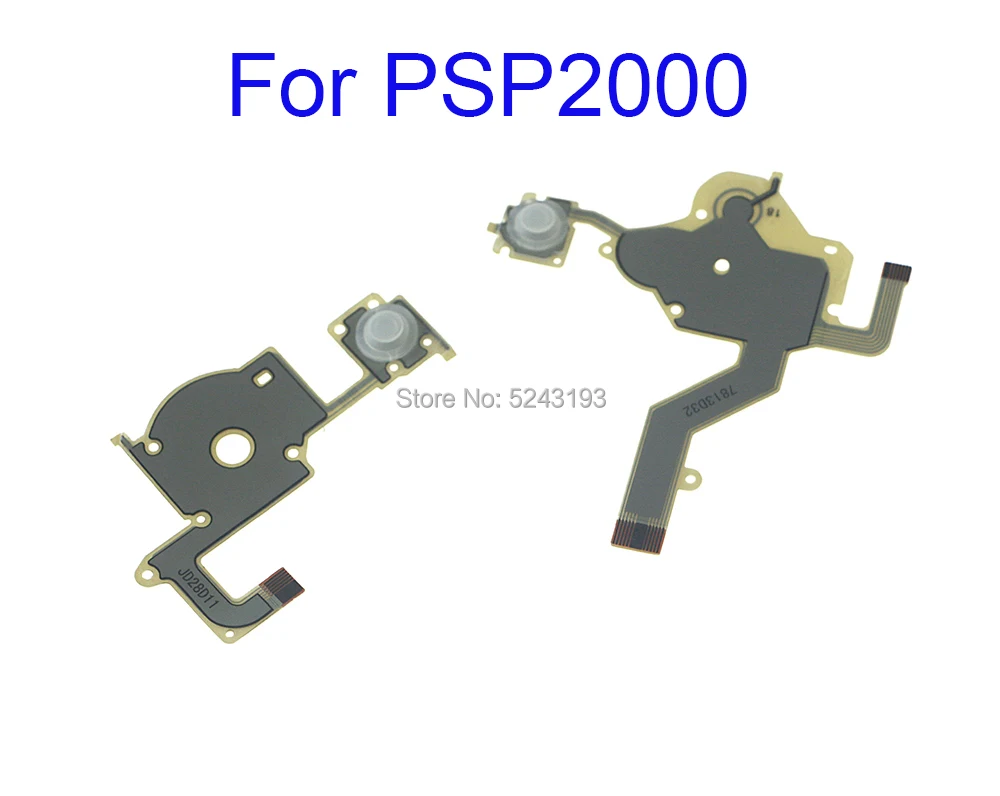 1 قطعة لسوني PSP 2000 2001 2004 2008 الاتجاه عبر زر اليسار مفتاح حجم اليمين لوحة المفاتيح الشريط سلك ل PSP2000 الكابلات المرنة