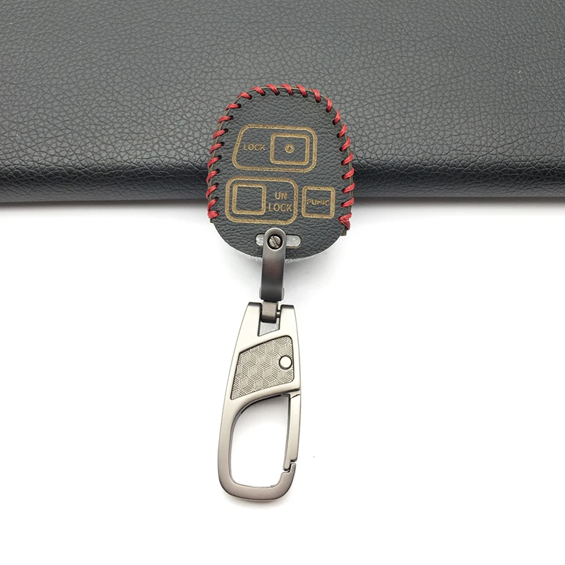 Leather Car Key Cover Case for TOYOTA Avensis Camry Corolla Remote Key Case Shell No Logo for TOYOTA Key Cover