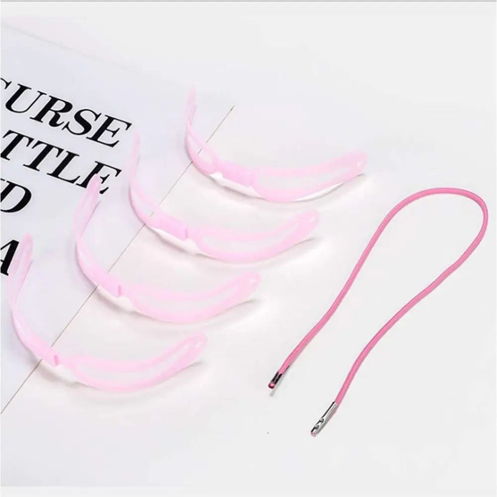 Strumenti per il trucco riutilizzabili portatili in 4 stili Kit per modellare le sopracciglia Toelettatura Stencil per sopracciglia Carta tordo