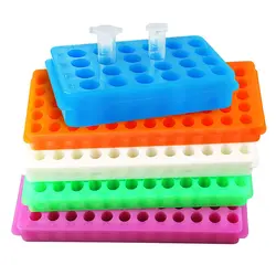 1pcs 24/32/60/80/96 holes Double-sided plastic centrifugal pipe rack Lab PCR /EP tube Holder 0.5/1.5/2ml centrifuge tube shelf