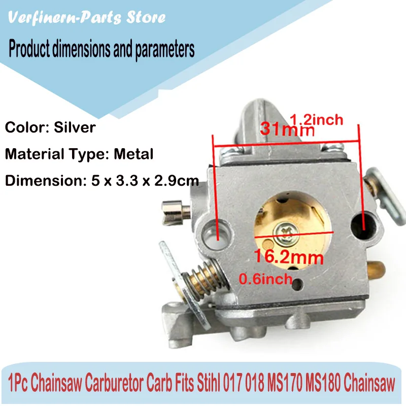 1 قطعة بالمنشار المكربن كارب يناسب Stihl 017 018 MS170 MS180 بالمنشار قطع الغيار نظام امدادات الوقود 1130 120 0603