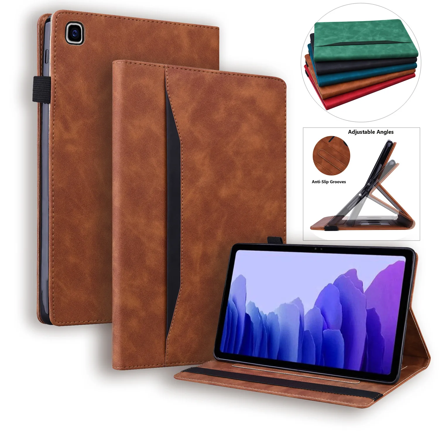 Capa flip com suporte de carteira, Capa para tablet Funda para iPad Pro 12, 9, 2021, 12,9 ", 2018, 2020, 2021