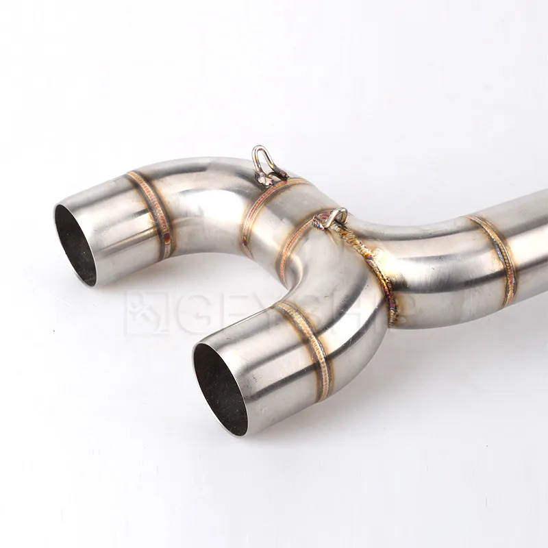 For Yamaha FAZER FZ6 2004 to 2009 FZ6N FZ6S Motorcycle Exhaust Muffler Middle Link Pipe Accessories Slip-on