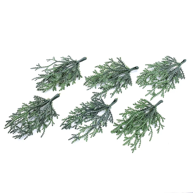 10/30pcs MINI Christmas Tree Craft Materials Artificial Plants Home Decoration Accessories Scrapbook Flower Ornamental Flowerpot