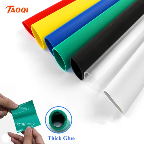 Tubo termorretráctil 3:1 con pegamento de doble pared, diámetro de 1,6/2,4/3,2/4,8/6,4/7,9/9,5/12,7mm, envoltura de manga forrada adhesiva de 1 m/unid