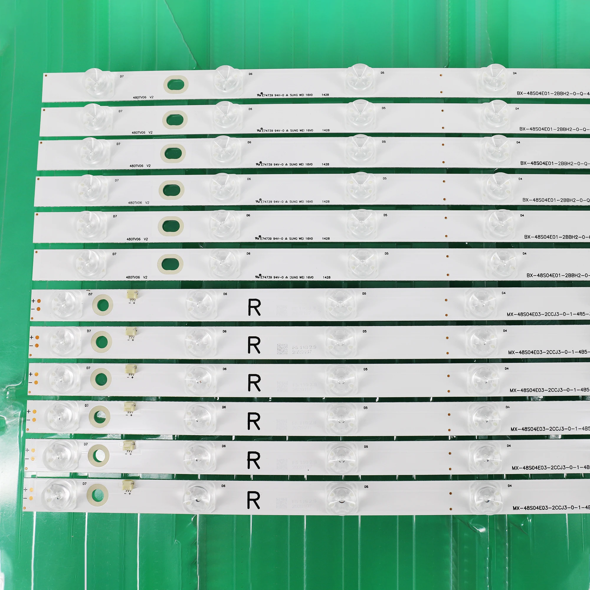 for Pnasonic TX-48AX630B TX-48AX630E TX-48AXW634 LED backlight strip 480TV05 480TV06 V2 BX-48S04E01-2BBH2 MX-48S04E03-2CCJ3