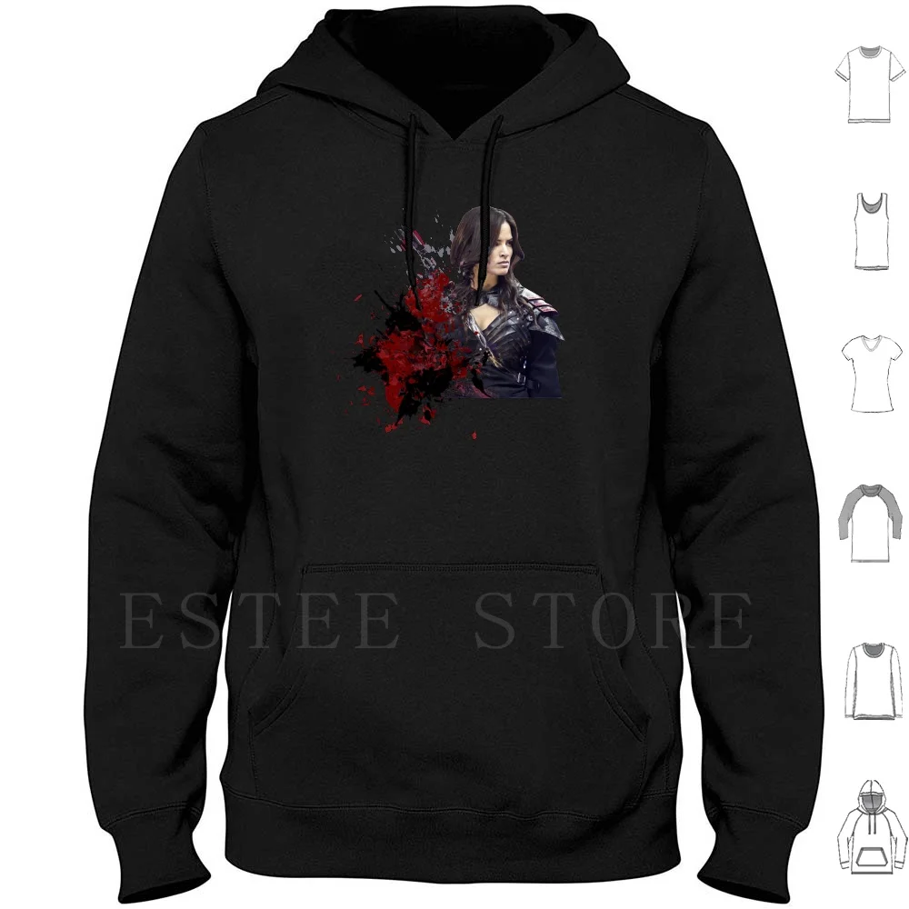 Nyssa Al Ghul Hoodies Long Sleeve Nyssa Al Ghoul Arrow Katrina Law Green