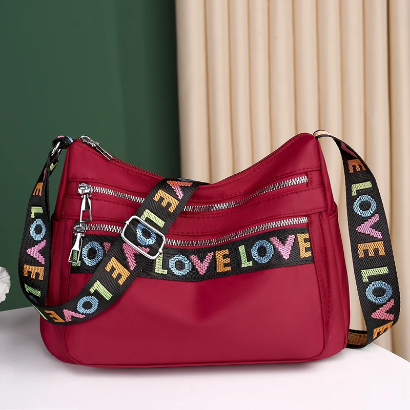 Frauen Umhängetasche Wasserdichte Nylon Oxford Schulter Messenger Taschen Casual Große Kapazität Handtasche Damen Reise Einkaufstasche – Detail 17