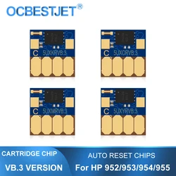 For HP 952 953 954 955 952X 953X 954X 955X ARC Chip For HP Officejet Pro 7740 8210 8710 8720 8730 8740 Permanent Chip VB.9 New