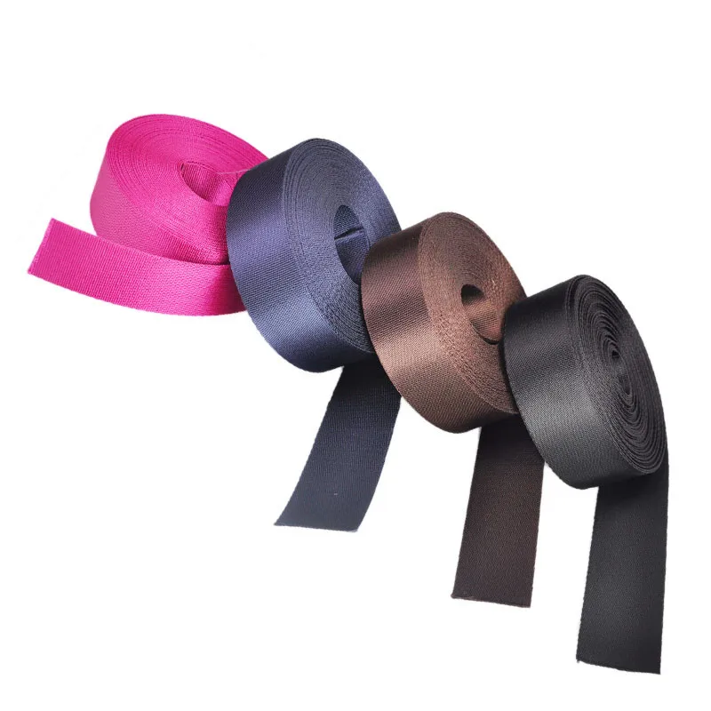 1.5"(38mm) 3meter High Quality Nylon Canvas Ribbon Belt Bag Webbing Nylon Webbing Knapsack Strapping Sewing Bag Belt Accessories